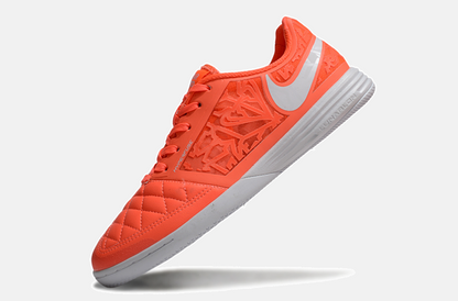 Tênis Futsal Nike Lunar Gato IC - Laranja e Branca - imagem 5