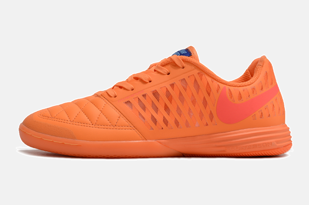 Tênis Futsal Nike Lunar Gato IC - Laranja - imagem 4