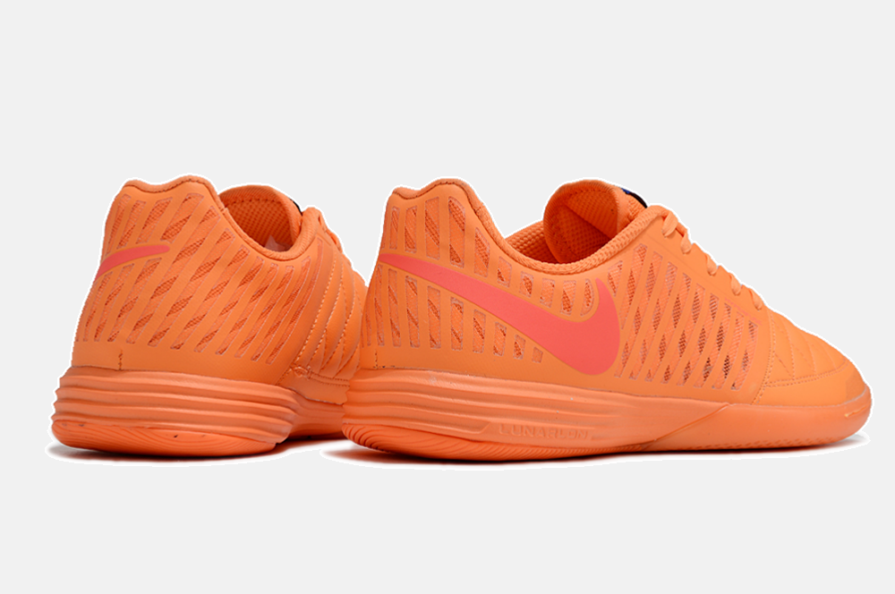 Tênis Futsal Nike Lunar Gato IC - Laranja - imagem 7