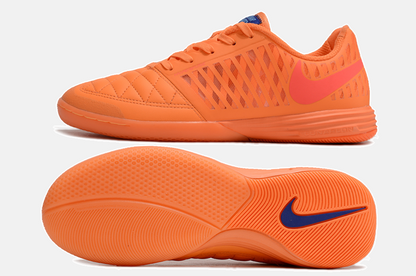 Tênis Futsal Nike Lunar Gato IC - Laranja - vista traseira