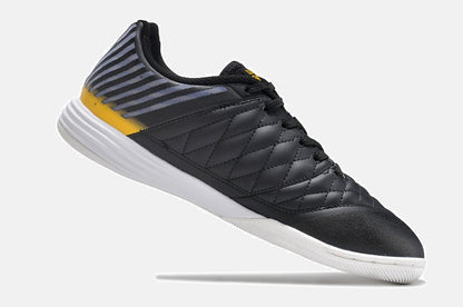 Tênis Futsal Nike Lunar Gato IC - Preta, Azul e Dourada - imagem 6
