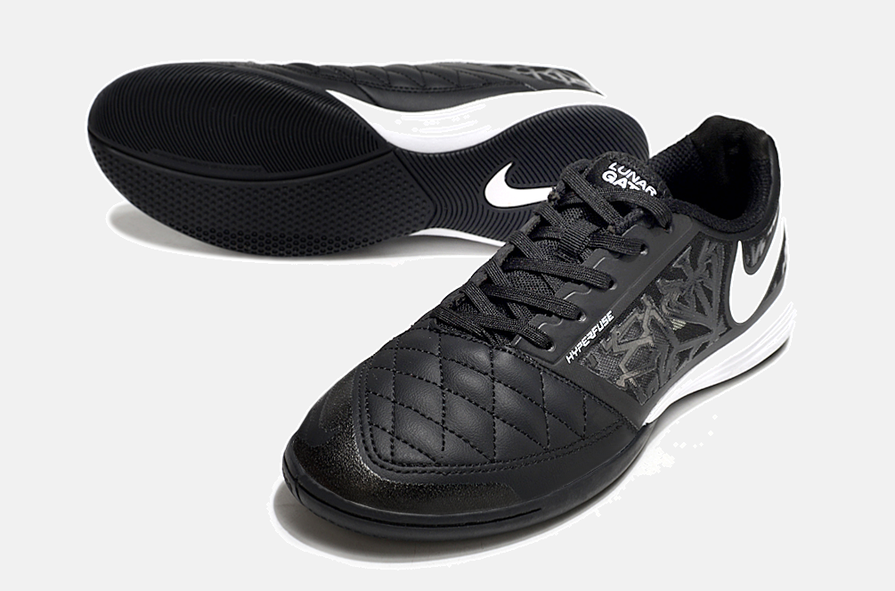 Tênis Futsal Nike Lunar Gato IC - Preta e Branca - foto 4