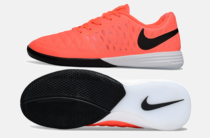 Tênis Futsal Nike Lunar Gato IC - Rosa e Preta - vista traseira