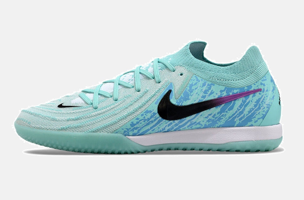 Tênis Futsal Nike Phantom GX II IC - Azul, Roxa e Preta - imagem 4