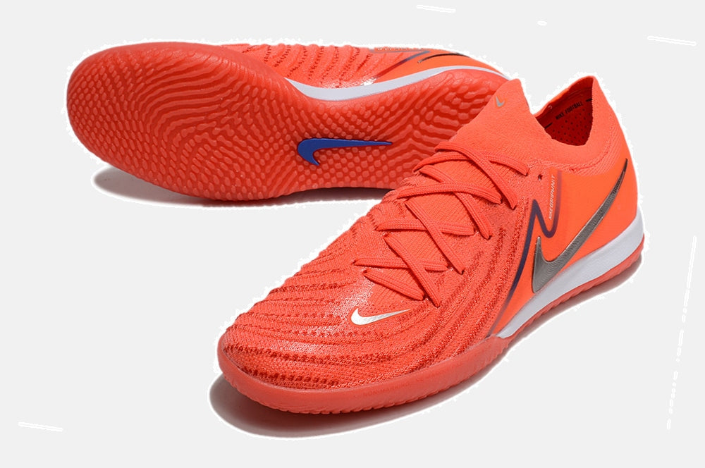 Tênis Futsal Nike Phantom GX II IC - Laranja - detalhe