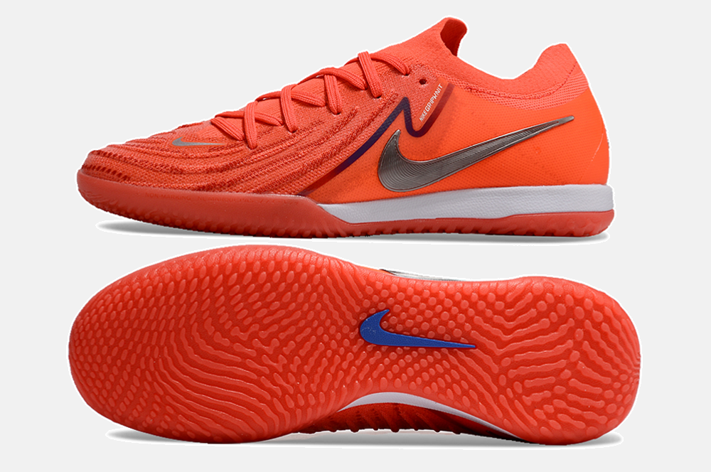 Tênis Futsal Nike Phantom GX II IC - Laranja - vista traseira