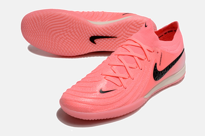 Tênis Futsal Nike Phantom GX II IC - Rosa e Preta - detalhe