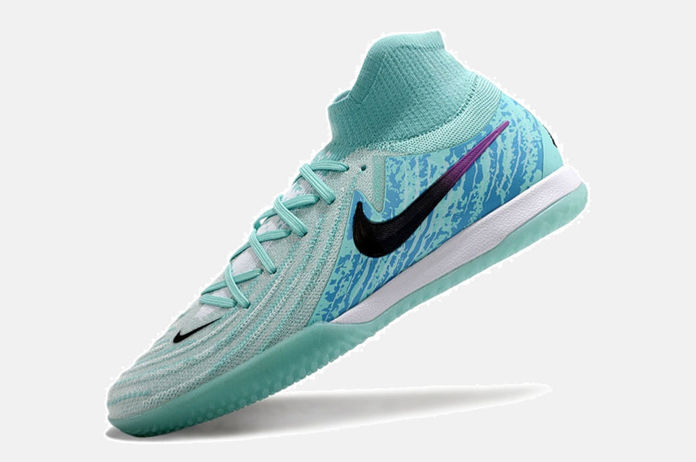 Tênis Futsal Nike Phantom Luna IC - Azul claro - imagem 5