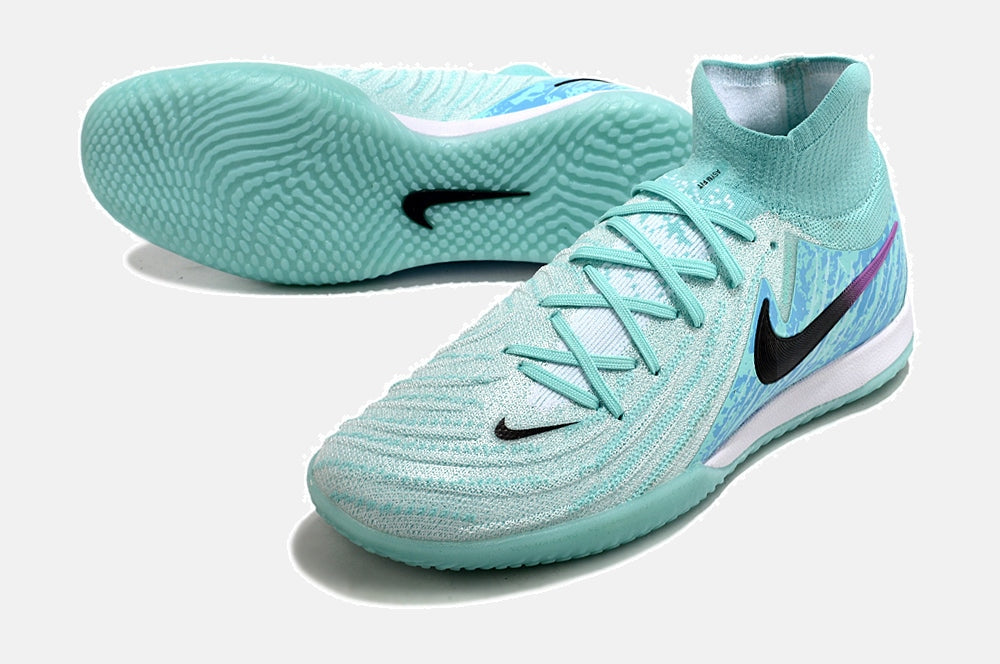 Tênis Futsal Nike Phantom Luna IC - Azul claro - detalhe