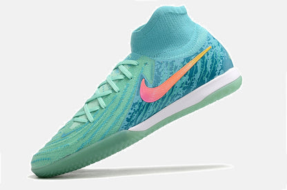 Tênis Futsal Nike Phantom Luna IC - Azul e Verde - imagem 5