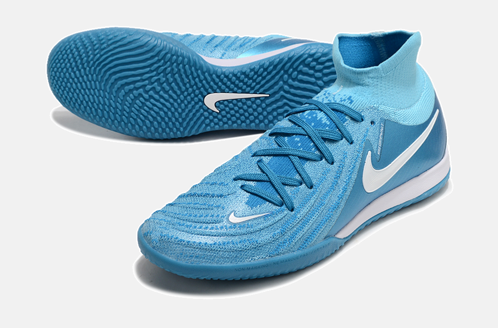Tênis Futsal Nike Phantom Luna IC - Azul - detalhe