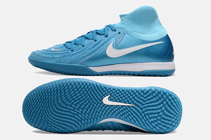 Tênis Futsal Nike Phantom Luna IC - Azul - vista traseira