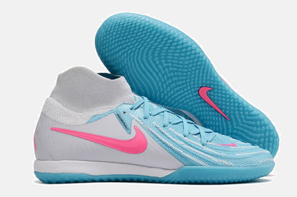 Tênis Futsal Nike Phantom Luna IC - Branca e Azul - imagem 8