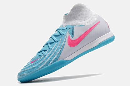 Tênis Futsal Nike Phantom Luna IC - Branca e Azul - imagem 5