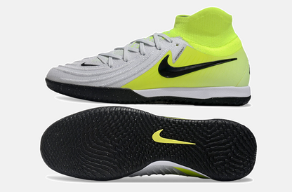 Tênis Futsal Nike Phantom Luna IC - Branca, Verde e Preta - vista traseira