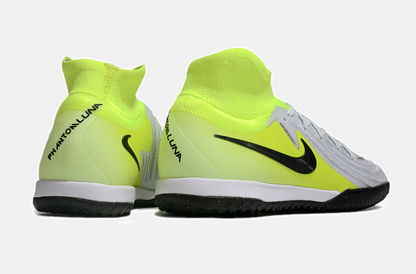Tênis Futsal Nike Phantom Luna IC - Branca, Verde e Preta - imagem 7