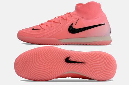 Tênis Futsal Nike Phantom Luna IC - Rosa e Preta - vista traseira