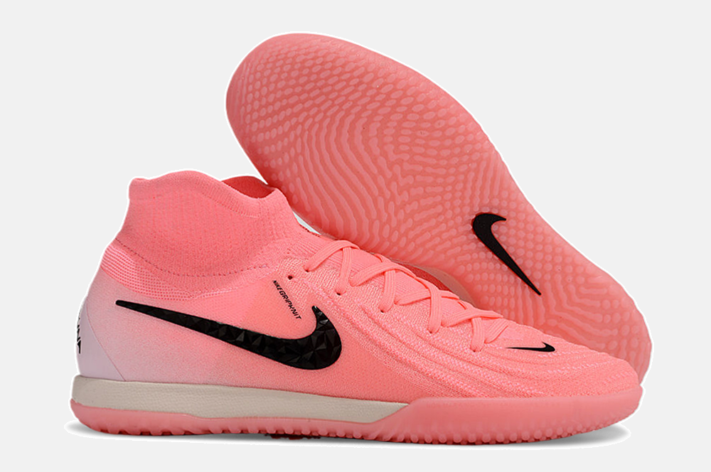 Tênis Futsal Nike Phantom Luna IC - Rosa e Preta - imagem 8