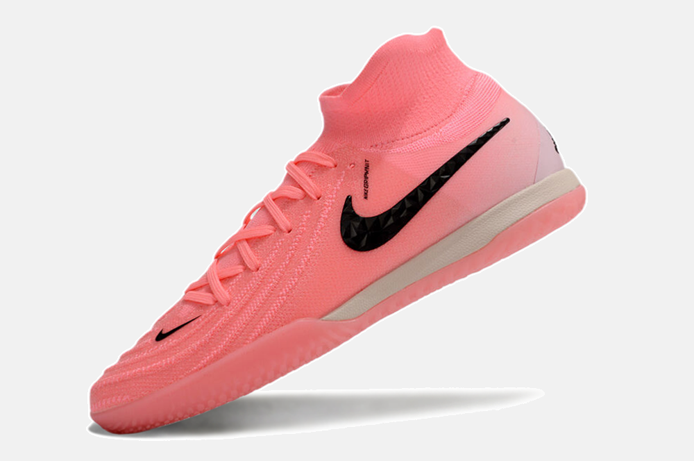Tênis Futsal Nike Phantom Luna IC - Rosa e Preta - imagem 5