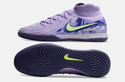 Tênis Futsal Nike Phantom Luna IC - Roxa e Verde - vista traseira