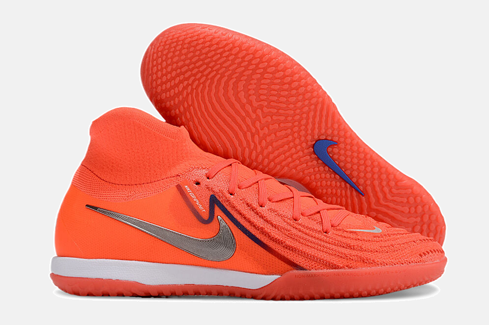 Tênis Futsal Nike Phantom Luna IC - Vermelha - imagem 8