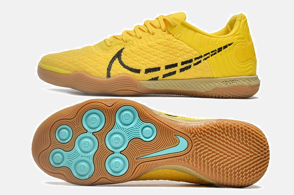 Tênis Futsal Nike React Gato IC - Amarela - vista traseira