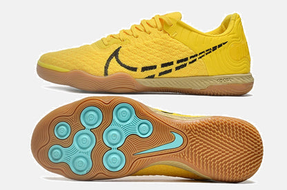 Tênis Futsal Nike React Gato IC - Amarela - vista traseira