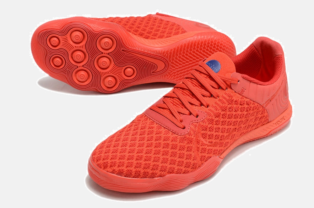 Tênis Futsal Nike React Gato IC - Laranja - detalhe