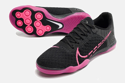 Tênis Futsal Nike React Gato IC - Preta e Rosa - detalhe