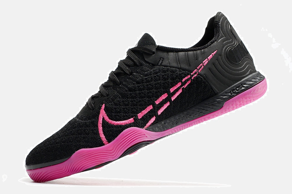 Tênis Futsal Nike React Gato IC - Preta e Rosa - imagem 5