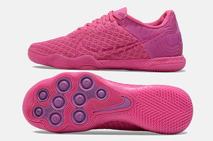 Tênis Futsal Nike React Gato IC - Rosa - vista traseira