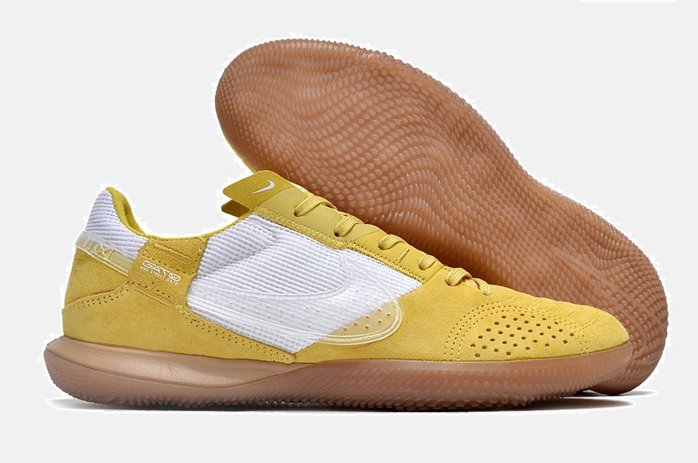 Tênis Futsal Nike Street Gato IC - Amarela e Branca - imagem 8