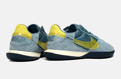 Tênis Futsal Nike Street Gato IC - Azul e Dourada - imagem 7