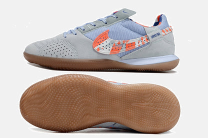 Tênis Futsal Nike Street Gato IC - Azul - vista traseira