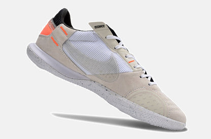 Tênis Futsal Nike Street Gato IC - Bege, Branca e Laranja - imagem 6