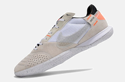 Tênis Futsal Nike Street Gato IC - Bege, Branca e Laranja - imagem 5