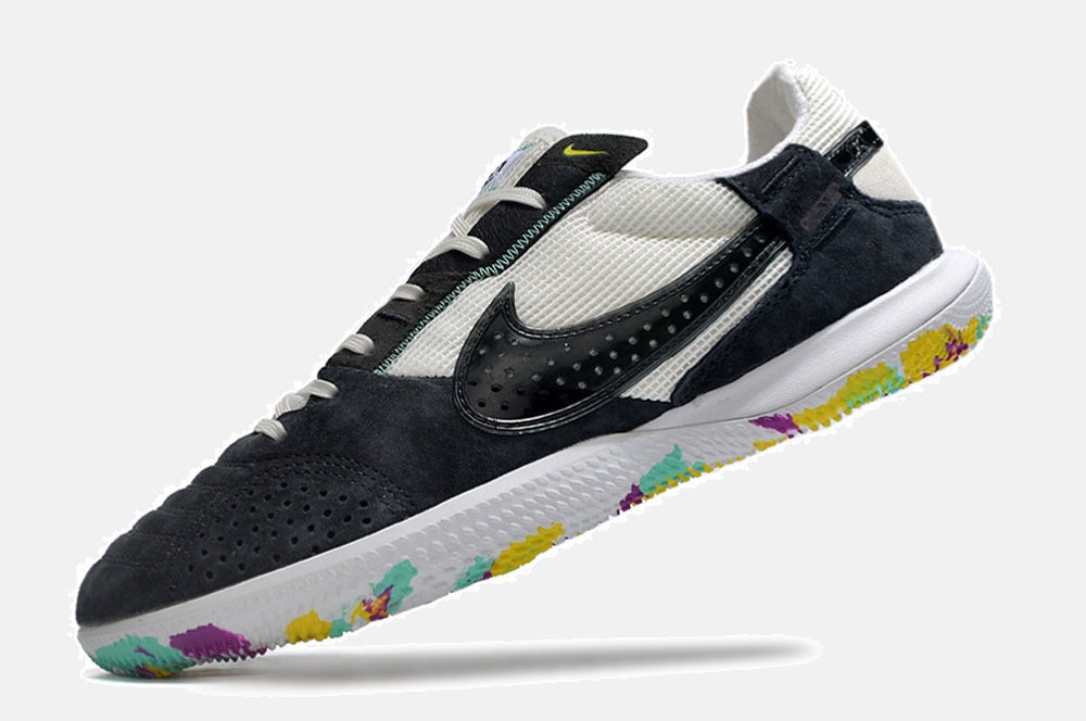 Tênis Futsal Nike Street Gato IC - Branca e Preta - imagem 5