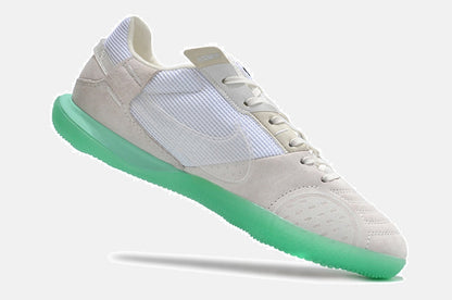 Tênis Futsal Nike Street Gato IC - Branca e Verde - imagem 6