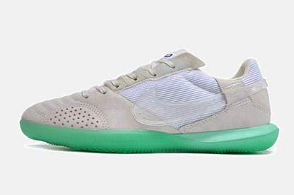 Tênis Futsal Nike Street Gato IC - Branca e Verde - imagem 4