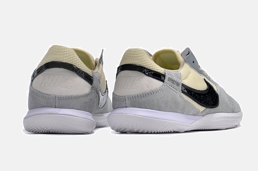 Tênis Futsal Nike Street Gato IC - Cinza, Bege e Preta - imagem 6
