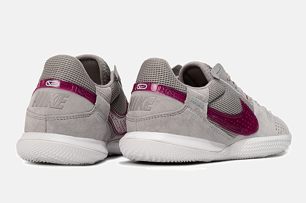 Tênis Futsal Nike Street Gato IC - Cinza e Vinho - imagem 7