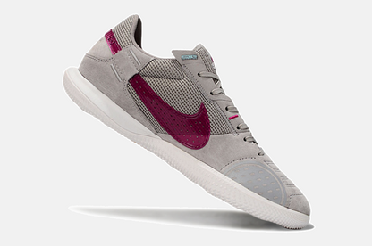 Tênis Futsal Nike Street Gato IC - Cinza e Vinho - imagem 6