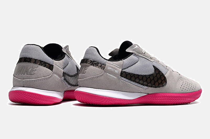 Tênis Futsal Nike Street Gato IC - Cinza, Rosa e Preta - imagem 7