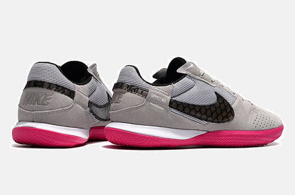 Tênis Futsal Nike Street Gato IC - Cinza, Rosa e Preta - imagem 7