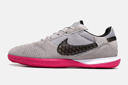 Tênis Futsal Nike Street Gato IC - Cinza, Rosa e Preta - imagem 4