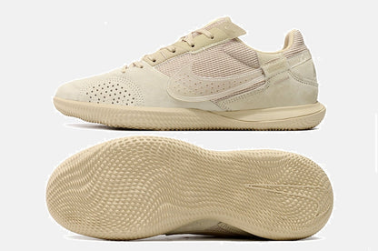 Tênis Futsal Nike Street Gato IC - Creme - vista traseira