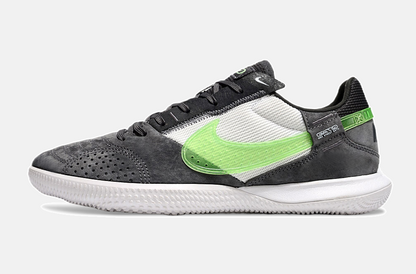 Tênis Futsal Nike Street Gato IC - Preta, Branca e Verde - imagem 4