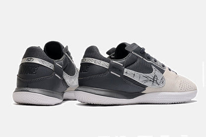Tênis Futsal Nike Street Gato IC - Preta, Creme e Prata - imagem 7