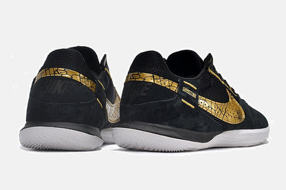 Tênis Futsal Nike Street Gato IC - Preta e Dourada - imagem 7