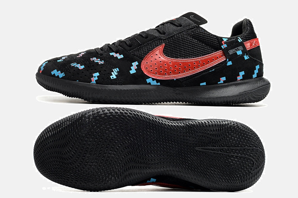 Tênis Futsal Nike Street Gato IC - Preta - vista traseira